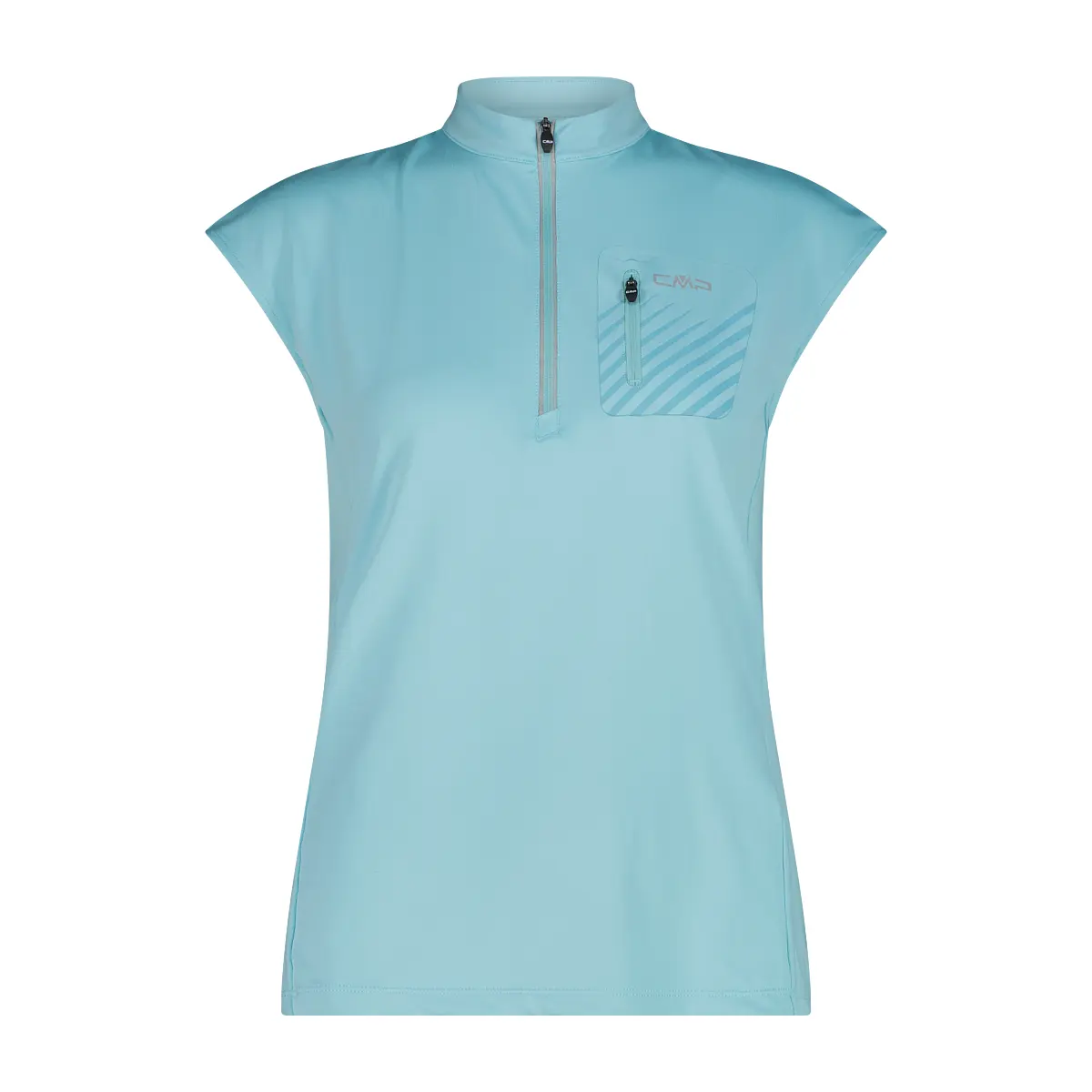 Cmp Femme Bleu Maillot Sans Manches