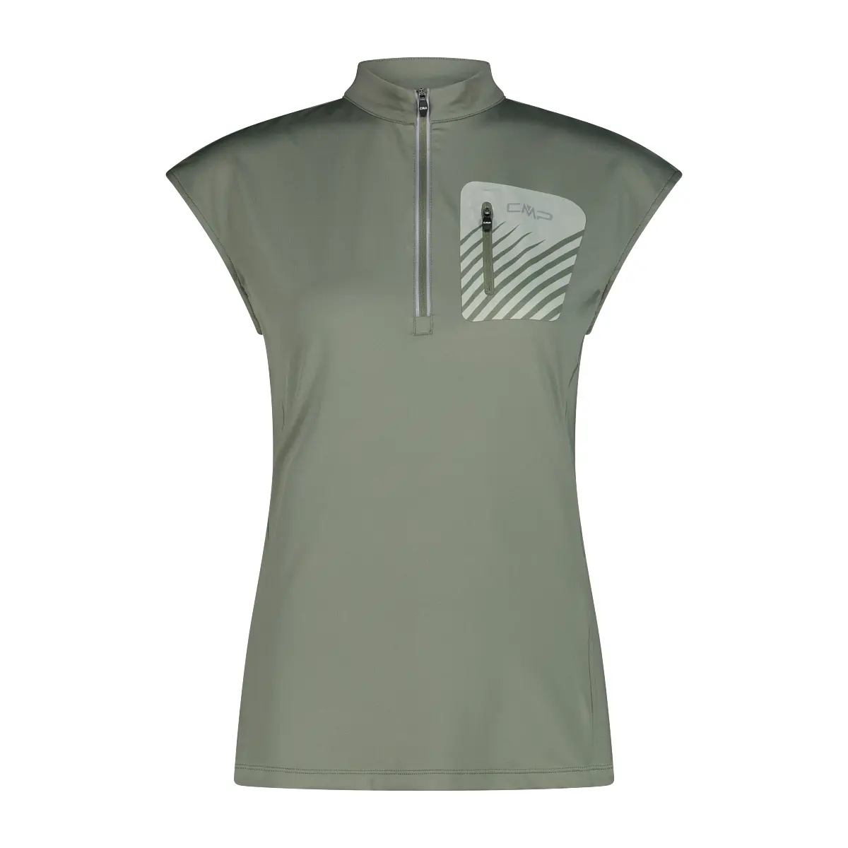 Cmp Femme Vert Maillot Sans Manches