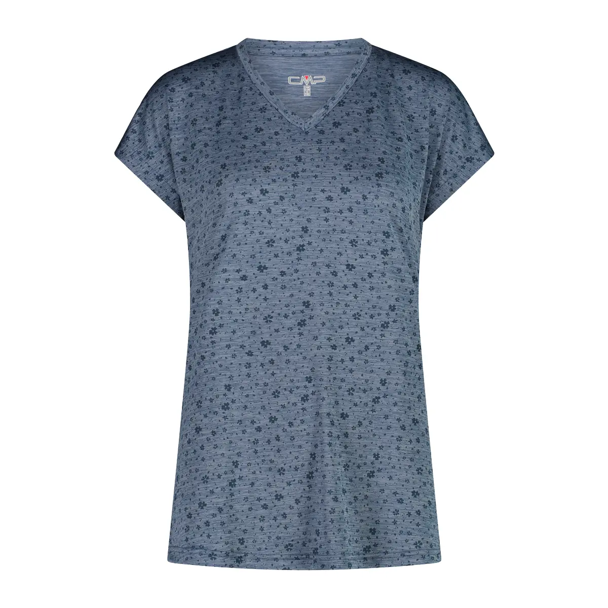 Cmp Damen Bleu Blumenmuster Shirt