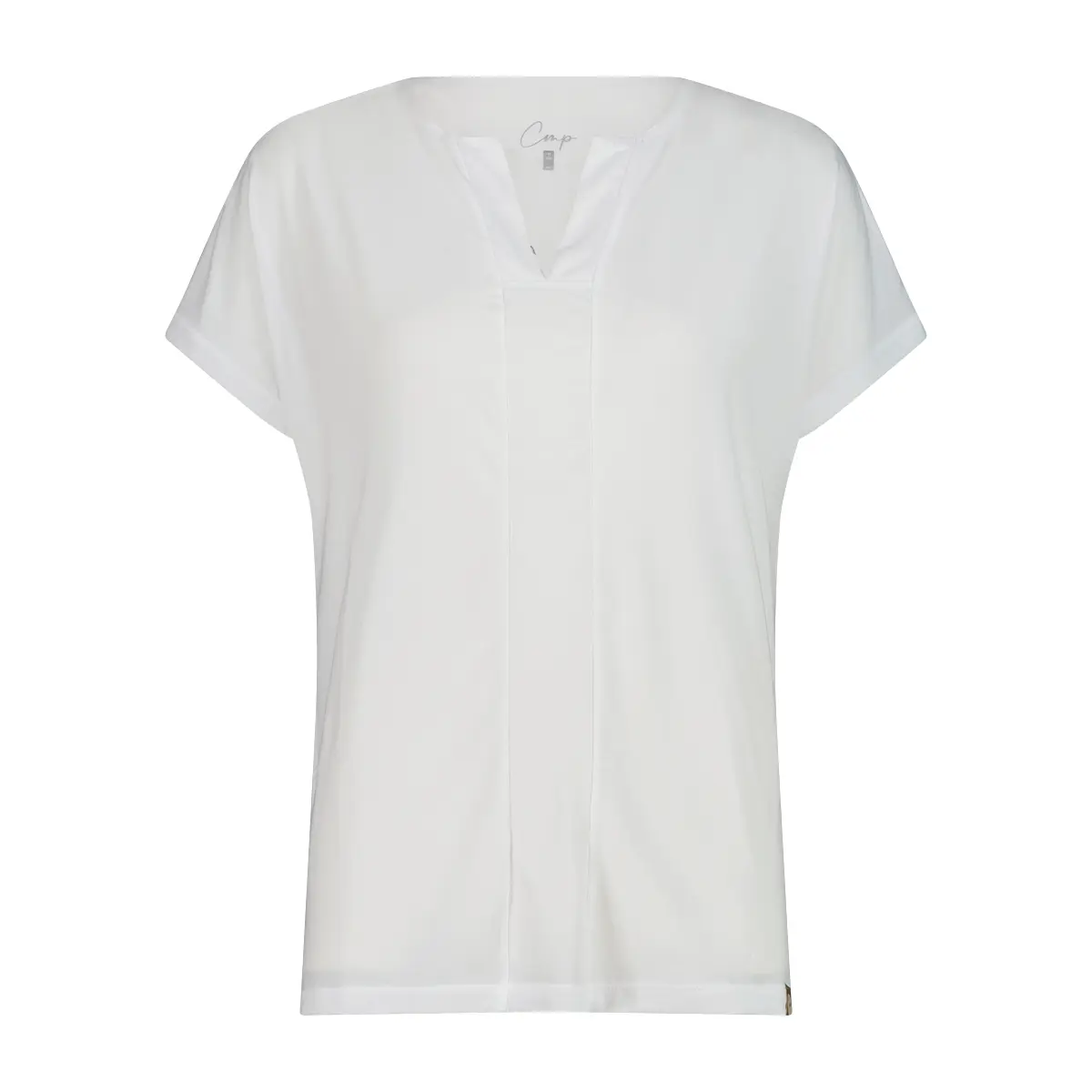 Cmp Donna Blanc T-Shirt In Jersey Di Lyocell