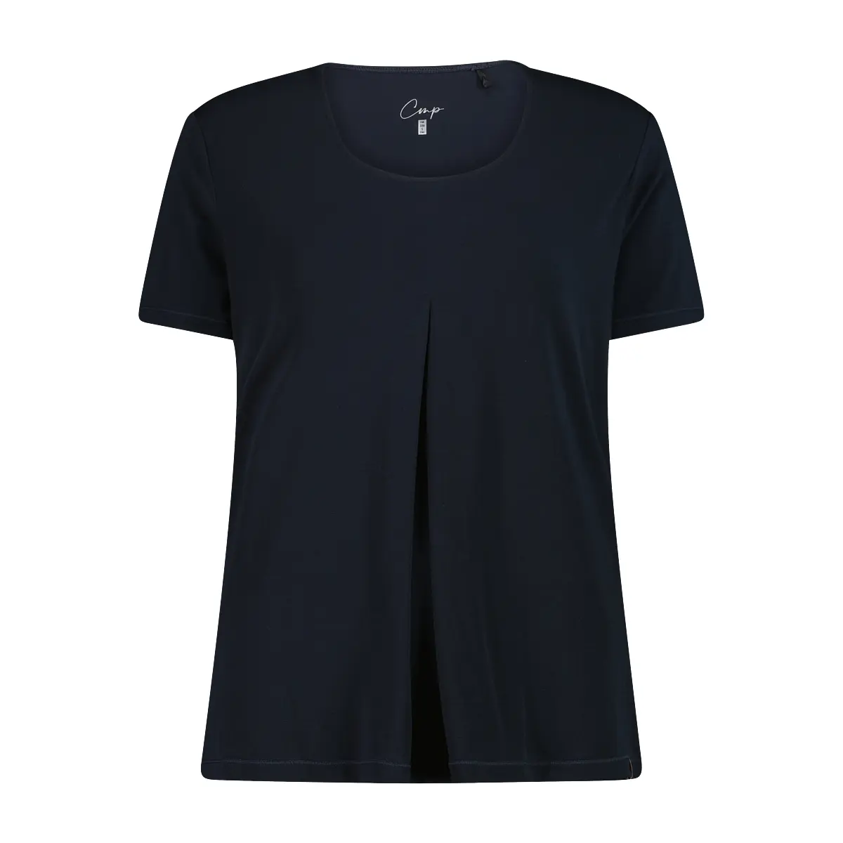 Cmp Damen Noir T-Shirt Aus Lyocell-Jersey-Mischung Für