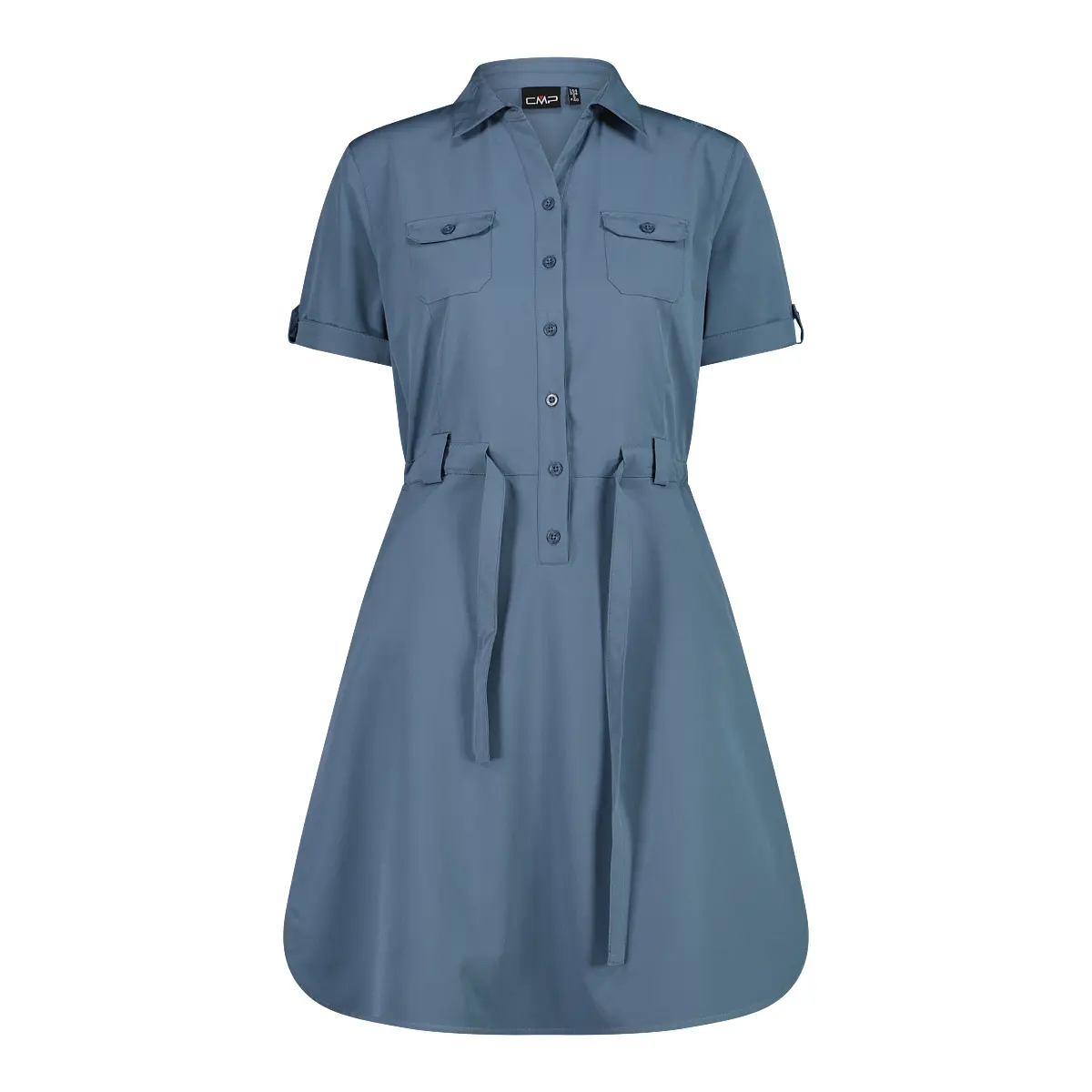 Cmp Mujer Bleu Vestido Camisero