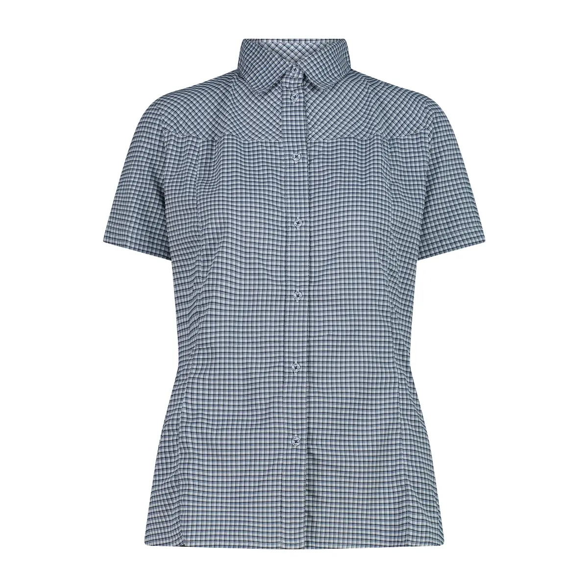 Women's Checked Button-Up Shirt CMP