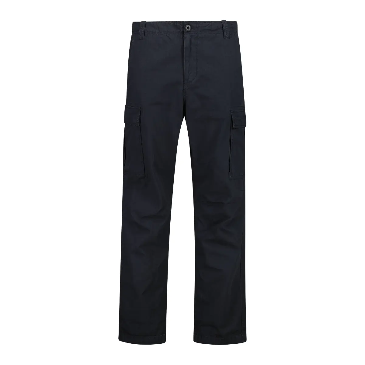 Cmp Men's Noir Cotton Cargo Trousers