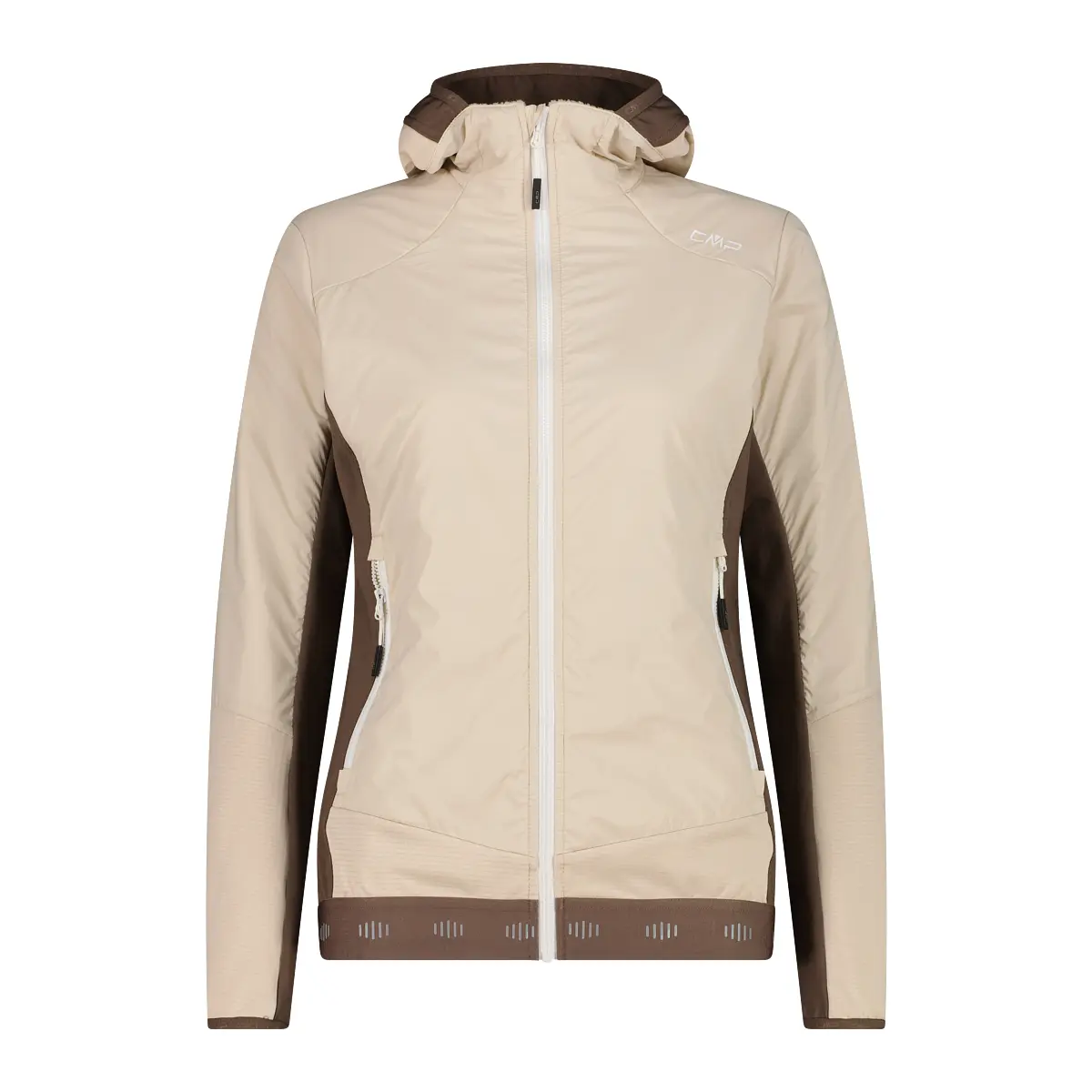 Hybrid Windbreaker mit fester Kapuze für Damen CMP