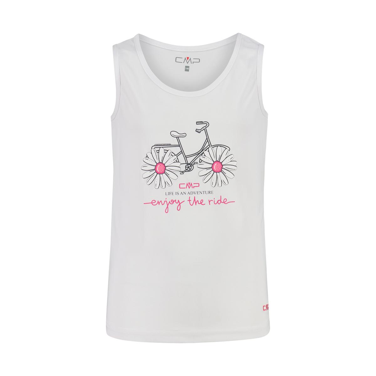 Canotta con motivo grafico per ragazza CMP