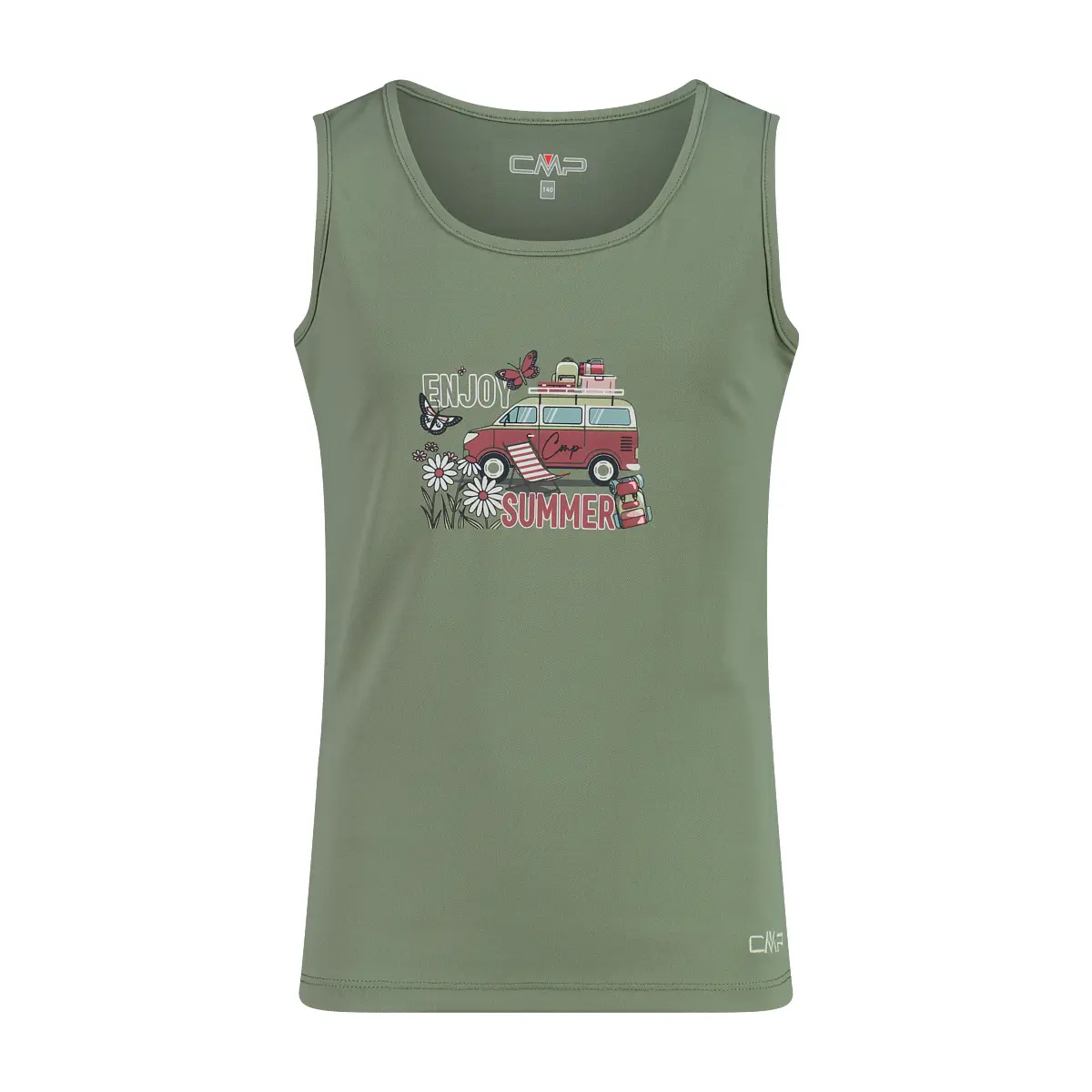 Mädchen Tanktop mit grafischem Muster CMP