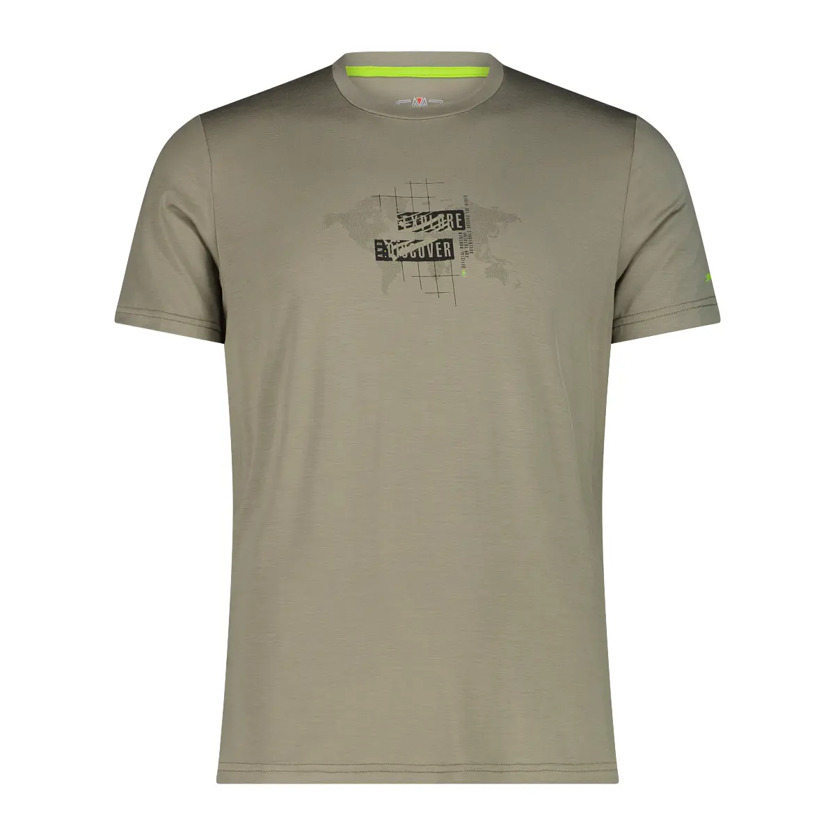 Cmp Herren Beige T-Shirt Bamboo