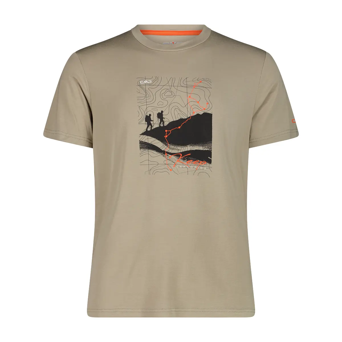 Cmp Herren Beige T-Shirt Bamboo