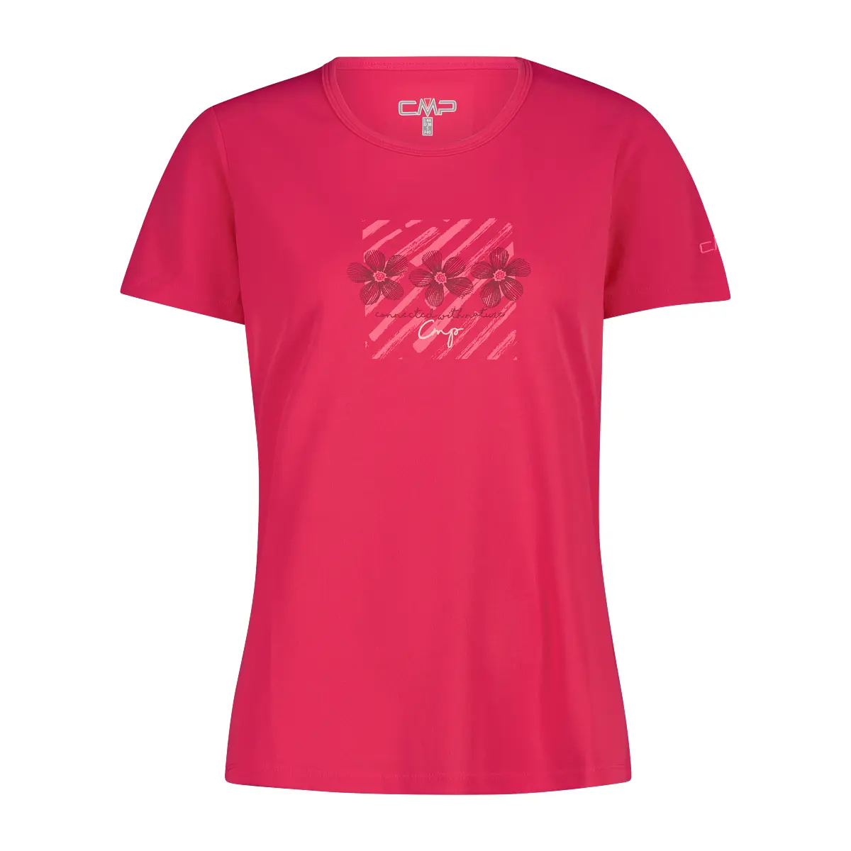 Cmp Mujer Rouge Maillot De Piqué Impreso En La Parte Delantera