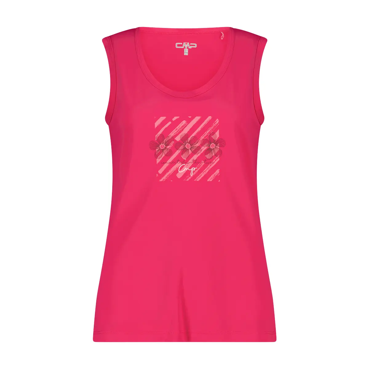 Vrouwelijke tanktop met print CMP