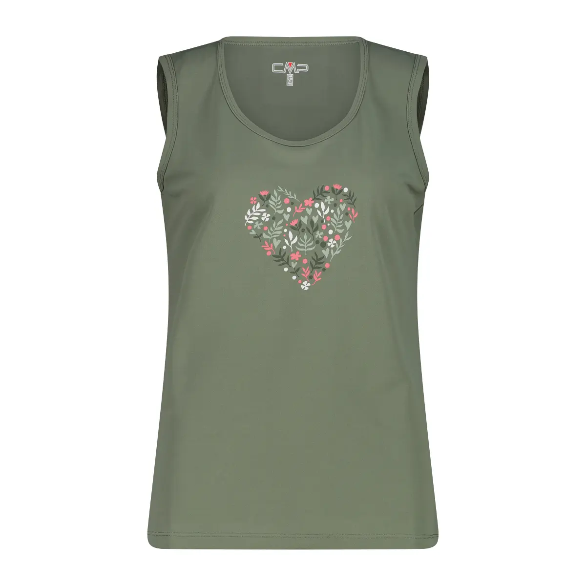 Vrouwelijke tanktop met print CMP