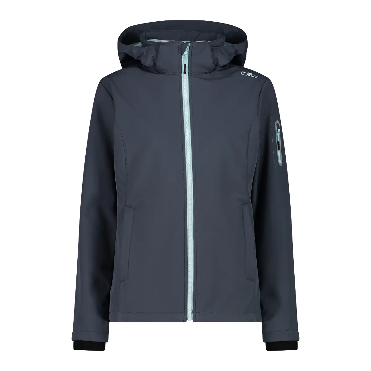 Cmp Damen Bleu Wanderjacke Mit Kapuze,