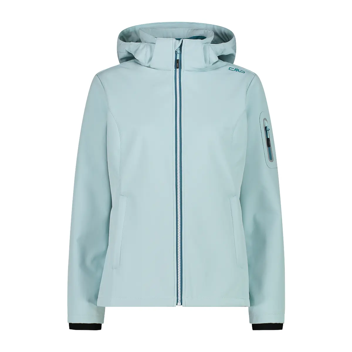 Cmp Damen Bleu Wanderjacke Mit Kapuze,