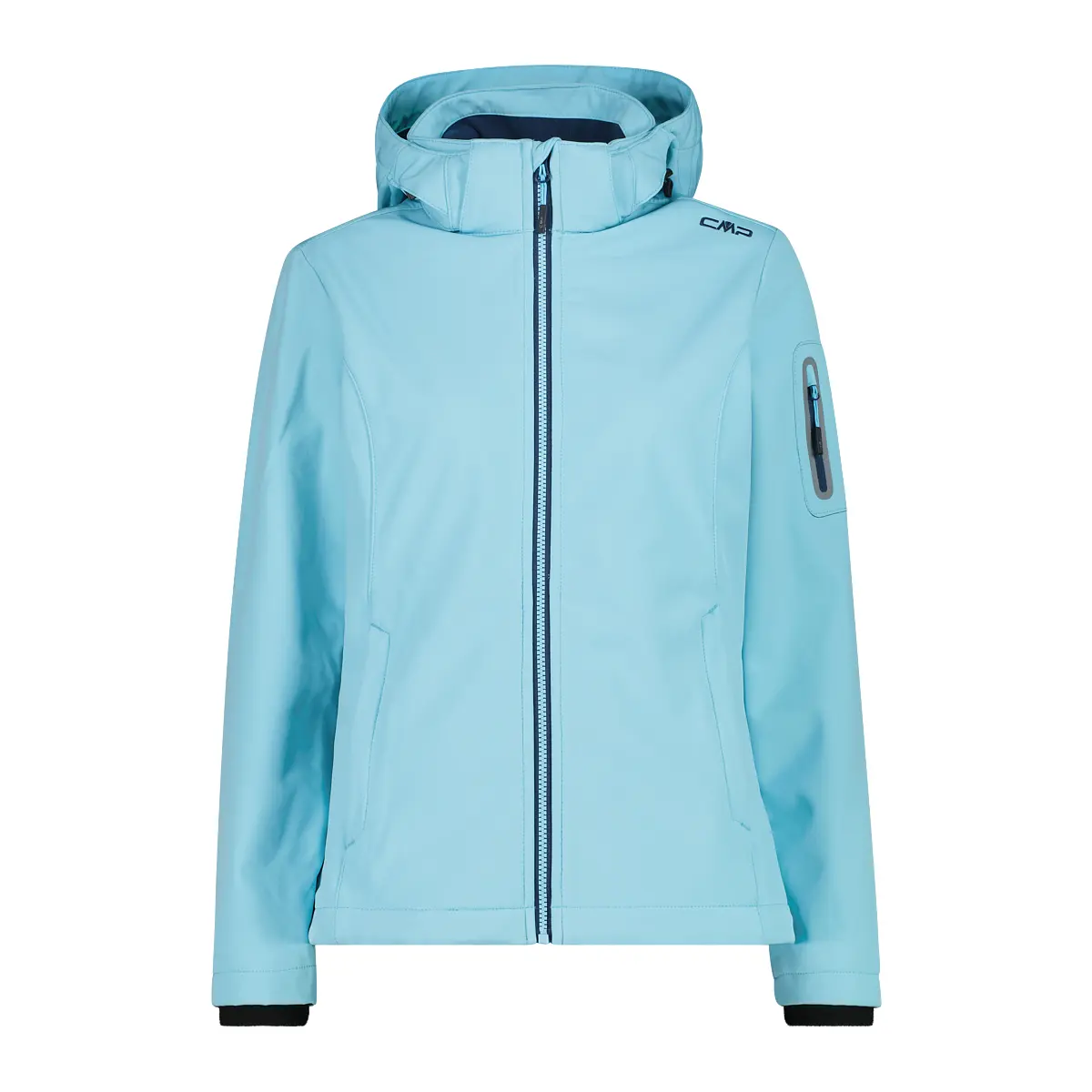 Cmp Damen Bleu Wanderjacke Mit Kapuze,