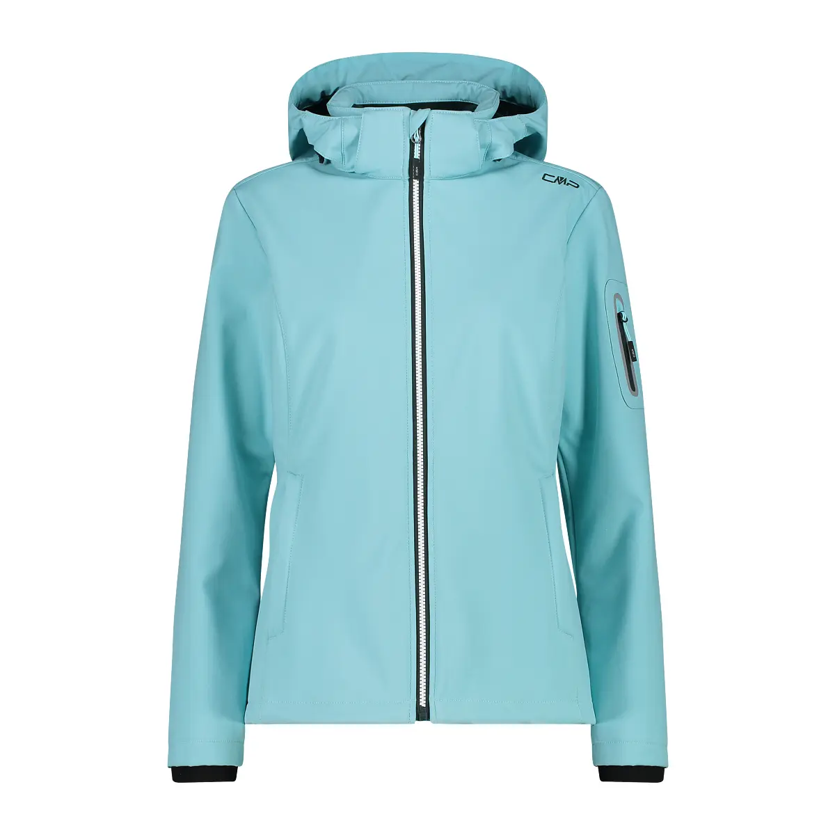 Cmp Damen Bleu Wanderjacke Mit Kapuze,