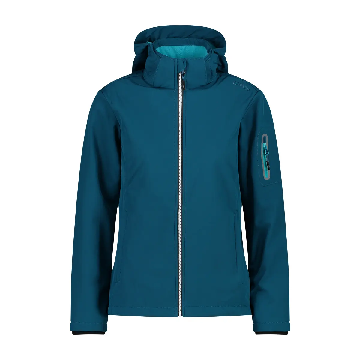 Cmp Damen Bleu Wanderjacke Mit Kapuze,