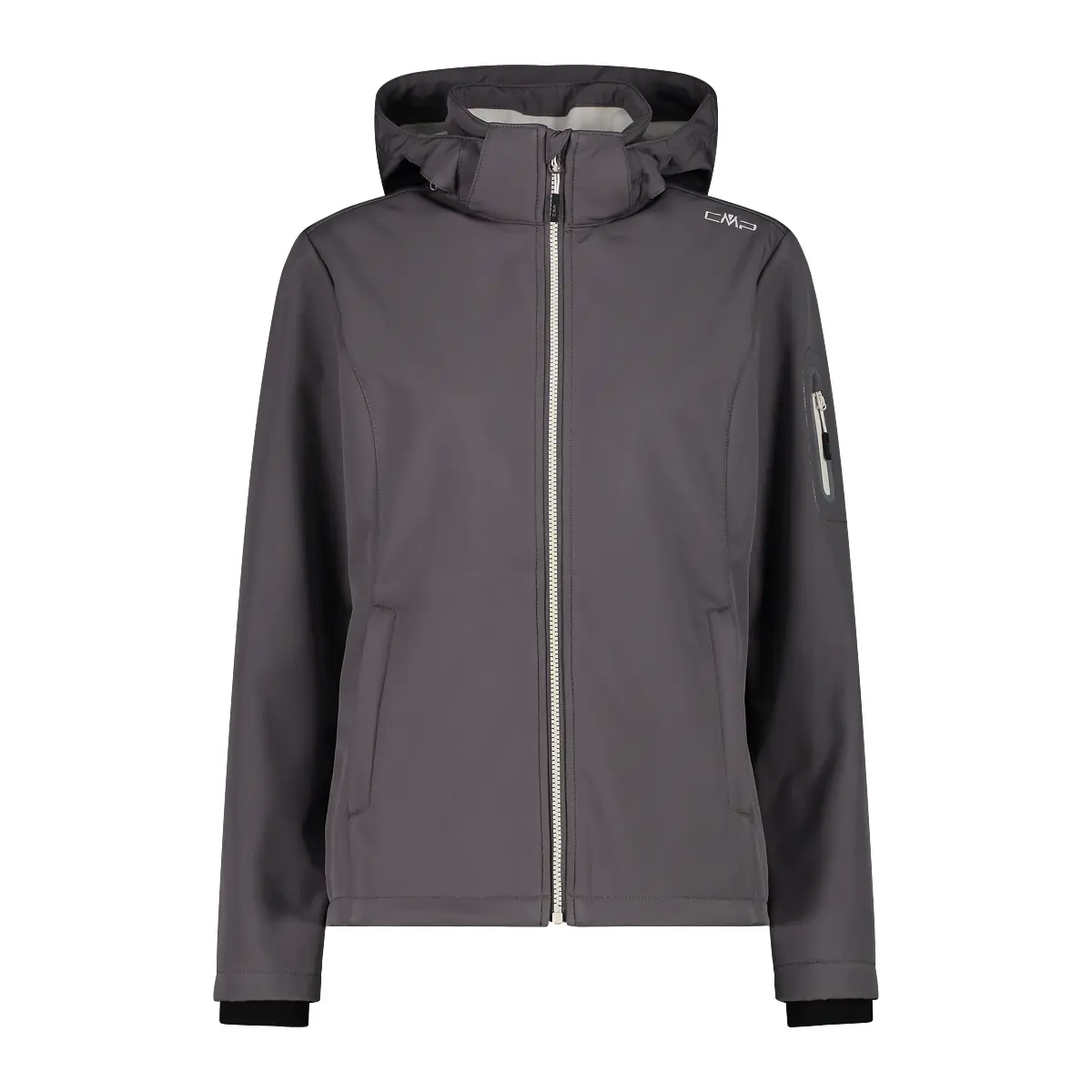 Cmp Women's Marron Hooded Hiking Jacket