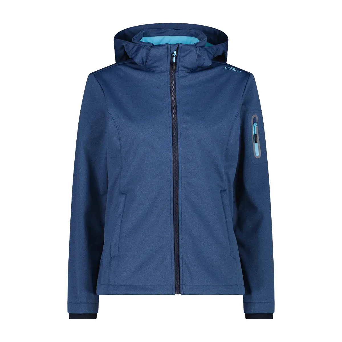 Cmp Damen Bleu Wanderjacke Mit Kapuze,