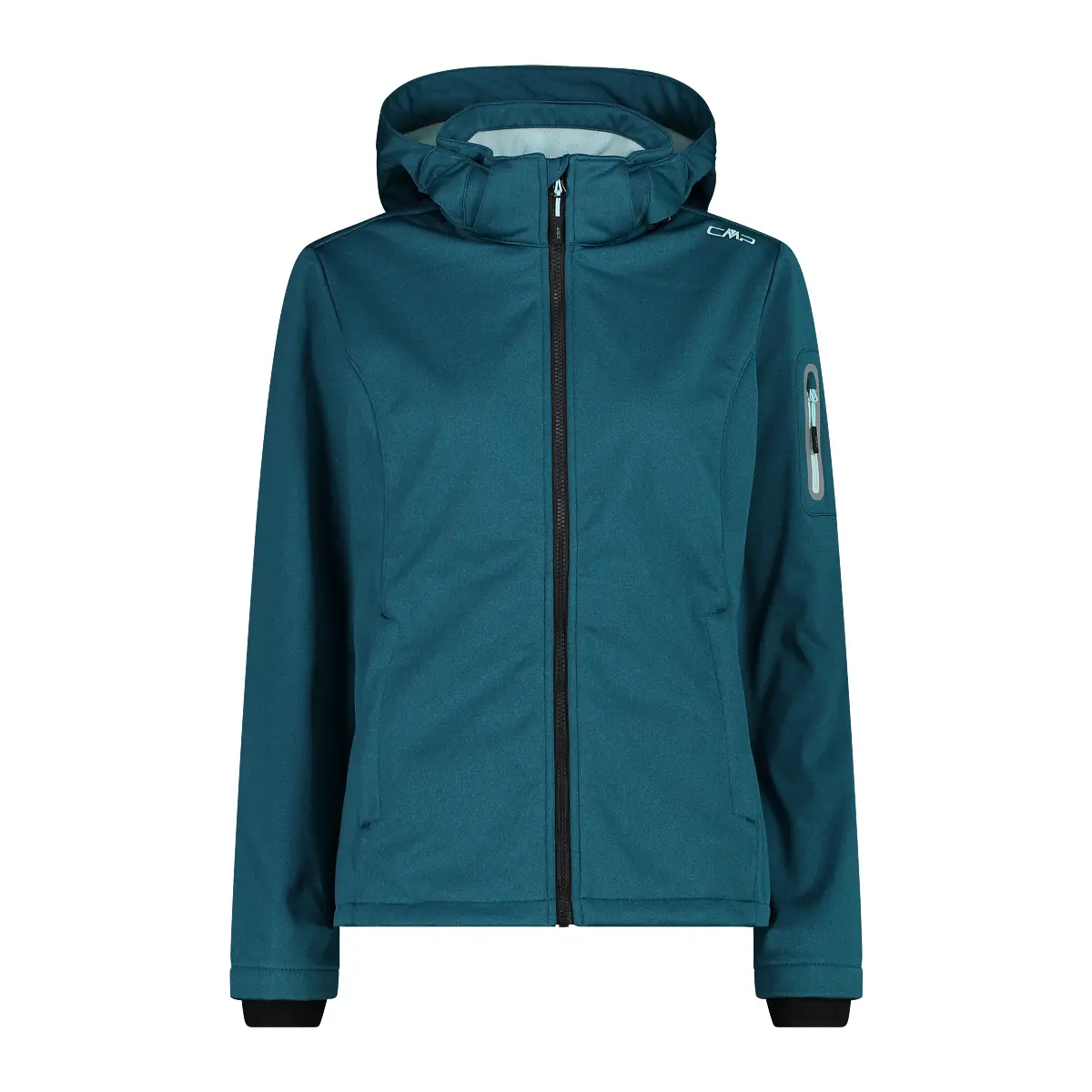 Cmp Damen Bleu Wanderjacke Mit Kapuze,
