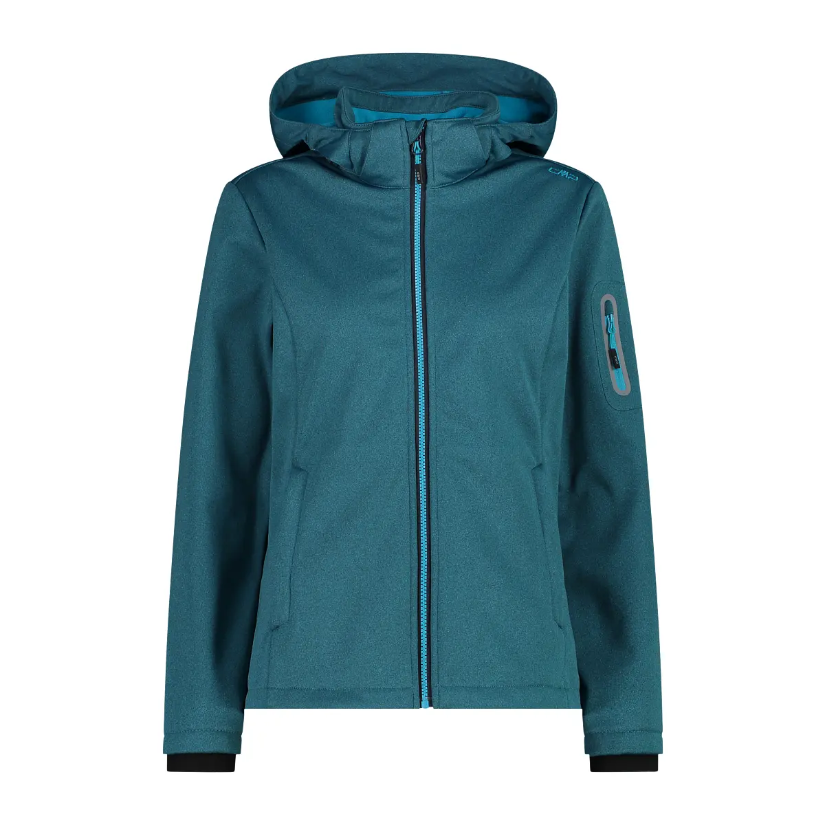Cmp Damen Bleu Wanderjacke Mit Kapuze,