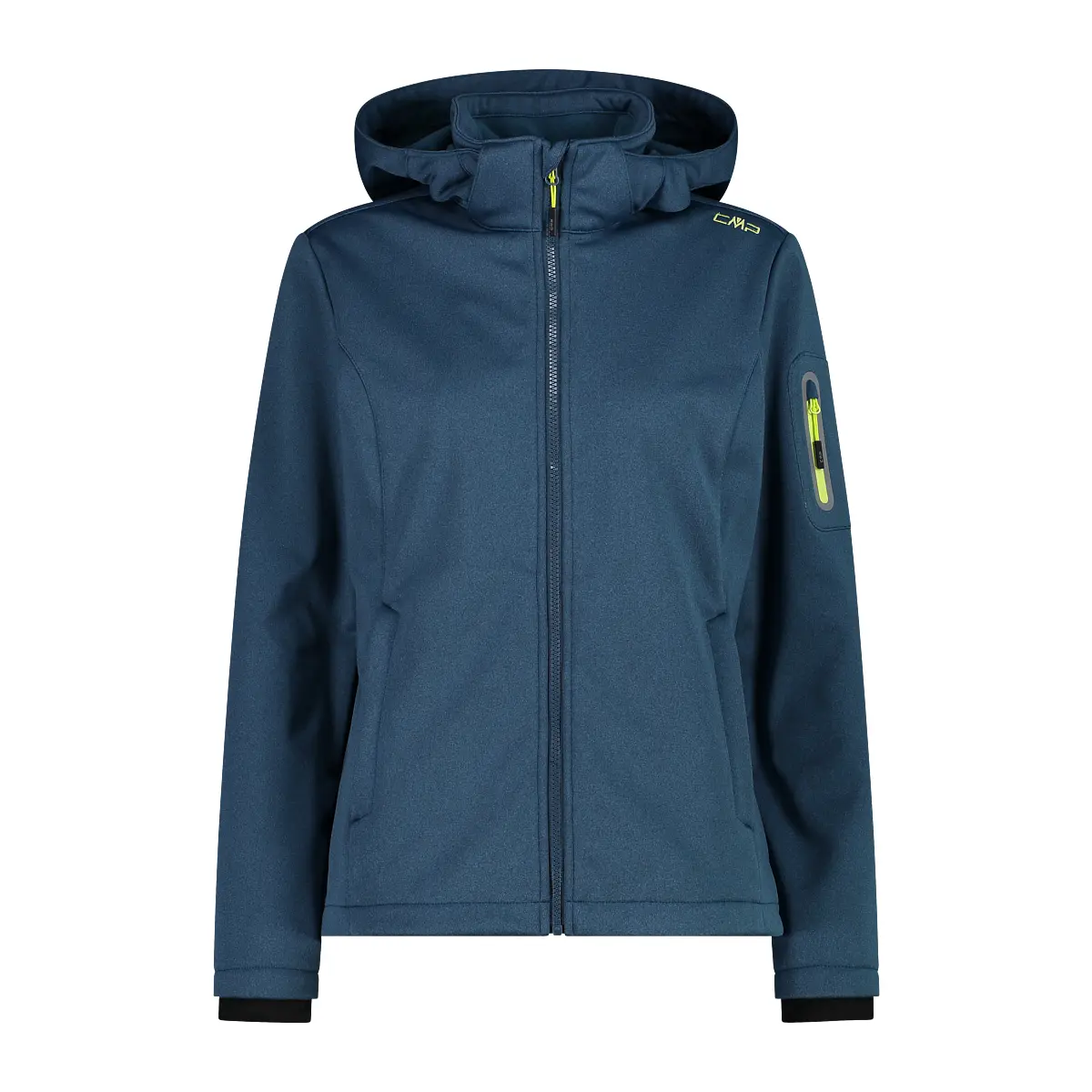 Cmp Damen Bleu Wanderjacke Mit Kapuze,
