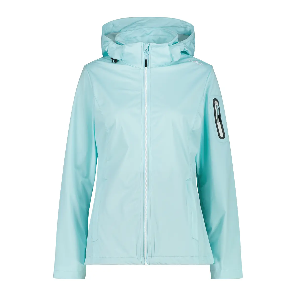 Cmp Bleu Dames Wandeljack Met Capuchon