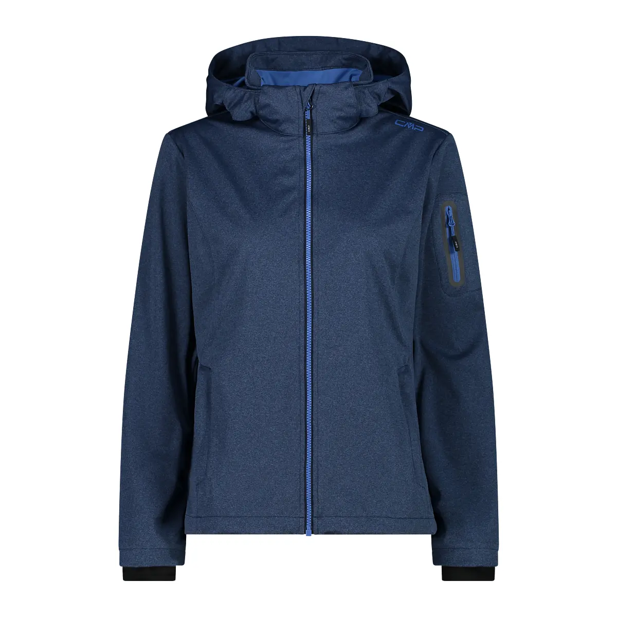Cmp Damen Bleu Wanderjacke Mit Kapuze,