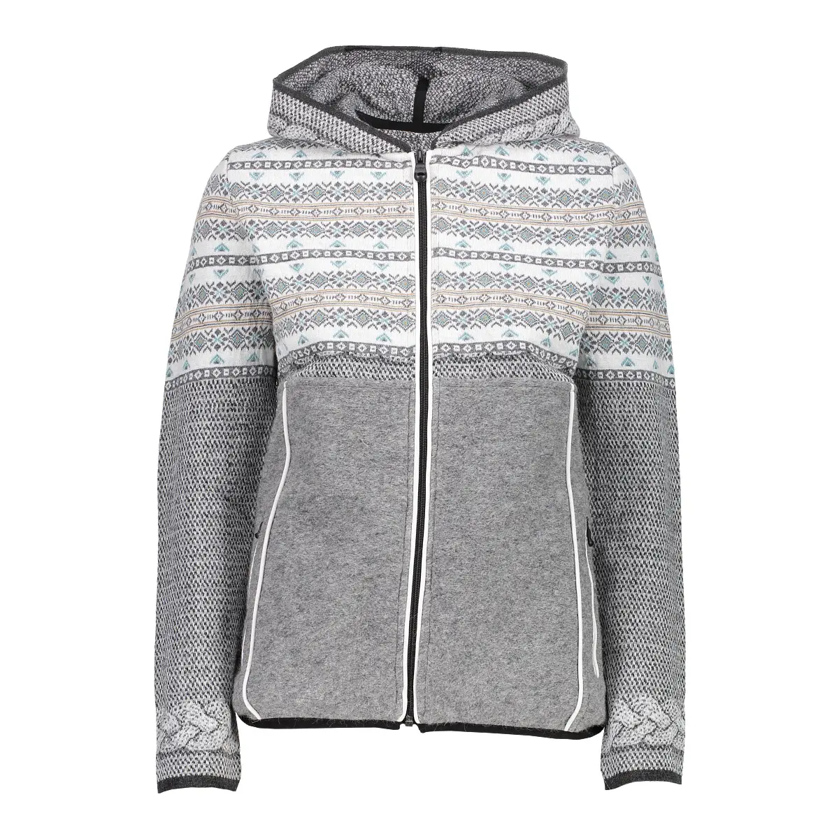 Cmp Women's Gris Hooded Sweatshirt