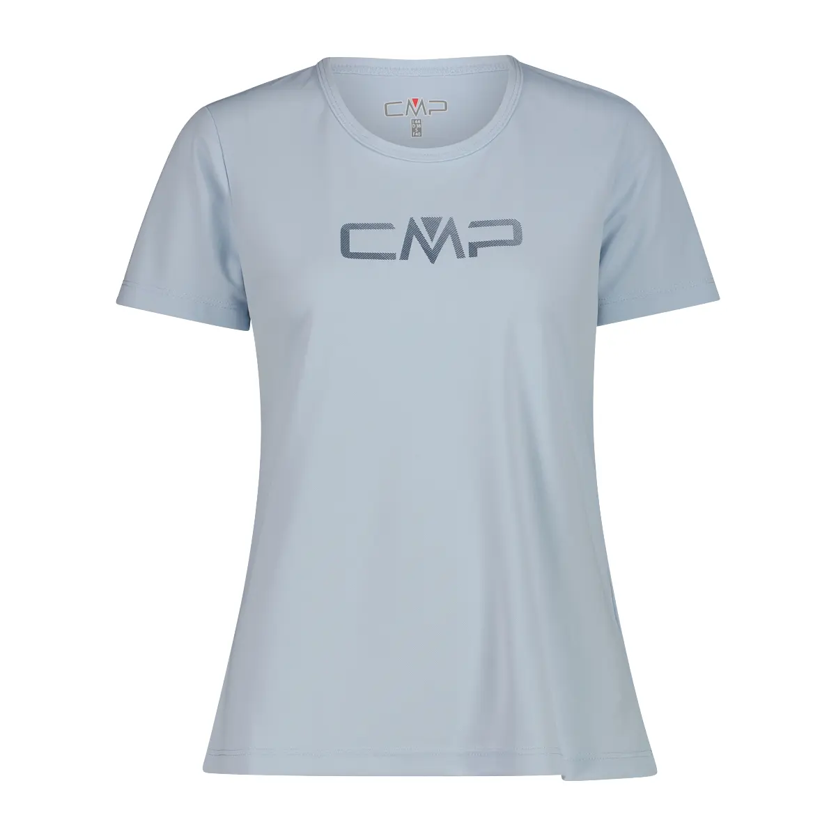 Cmp Mujer Bleu Camiseta De Cuello Redondo Con Logo