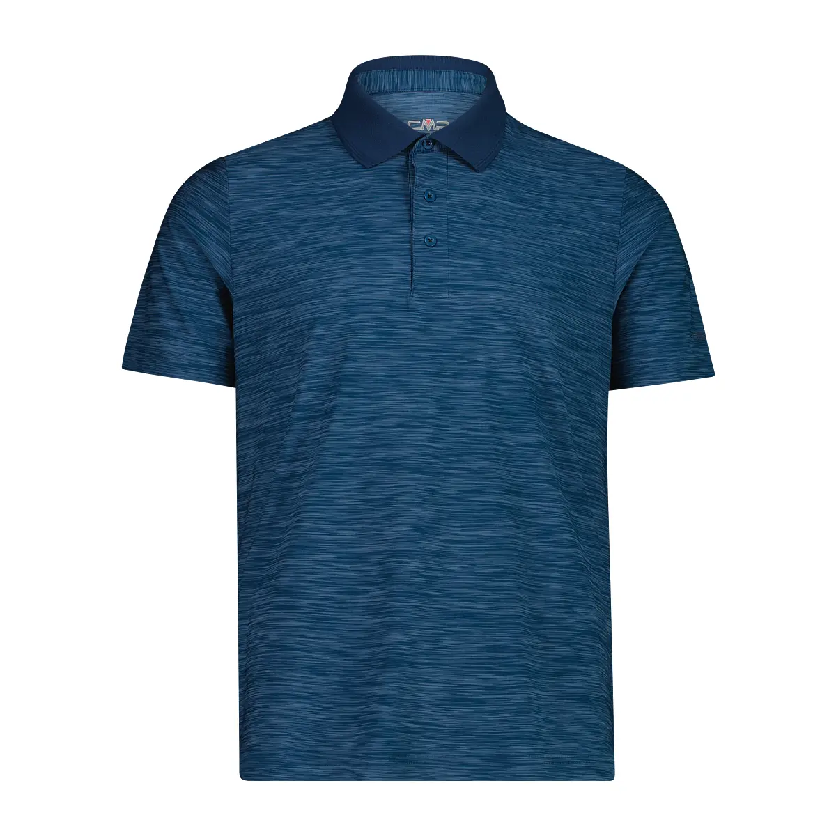 Cmp Men's Bleu Pique Polo Stretch