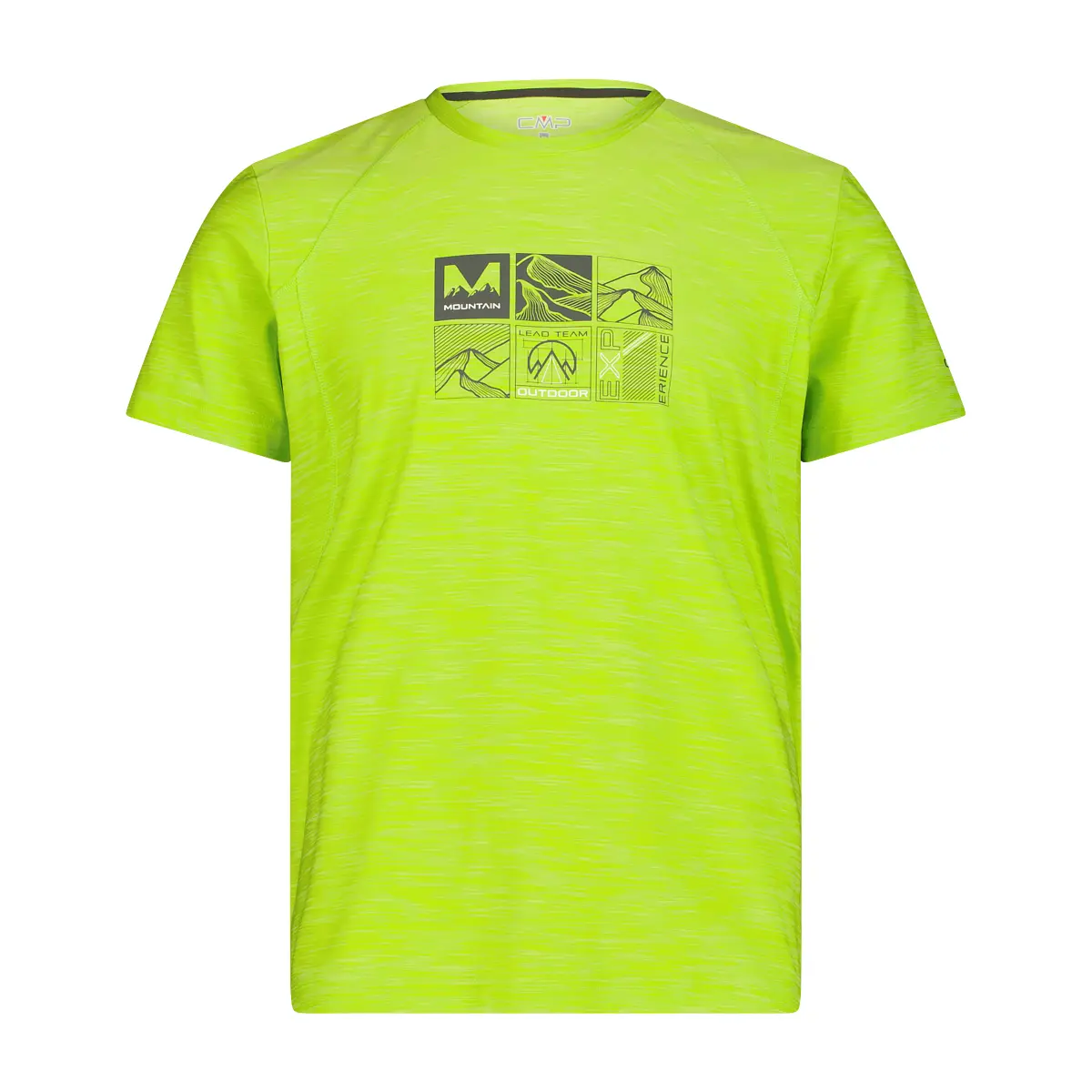 Cmp Hombre Vert Maillot Impreso Extensible