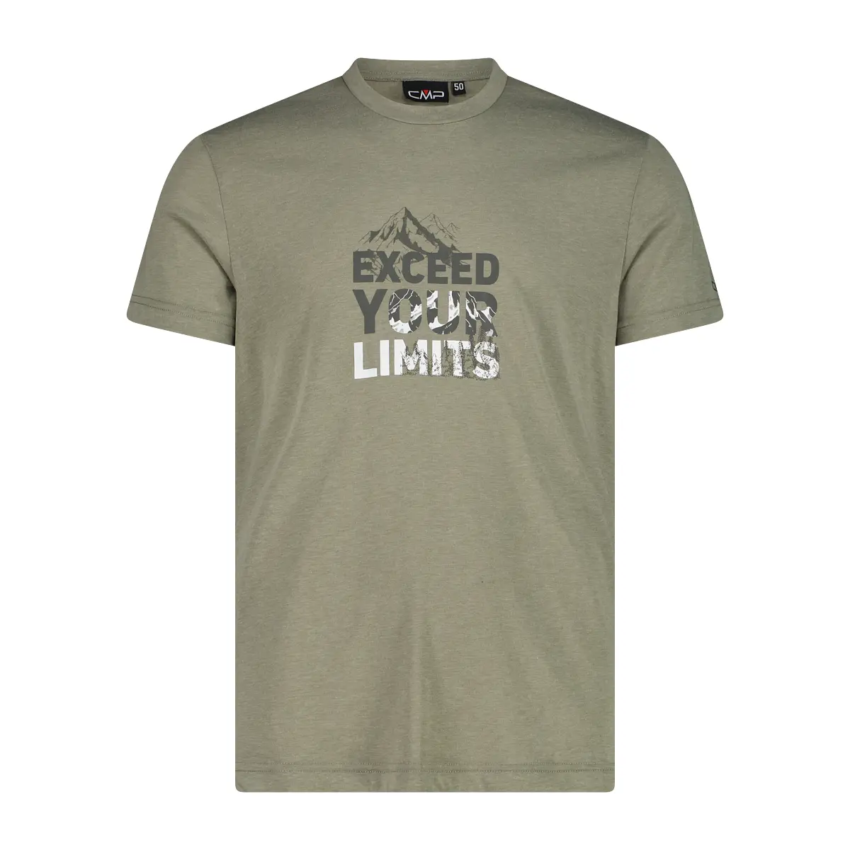Cmp Uomo Beige T-Shirt In Cotone Drirelease