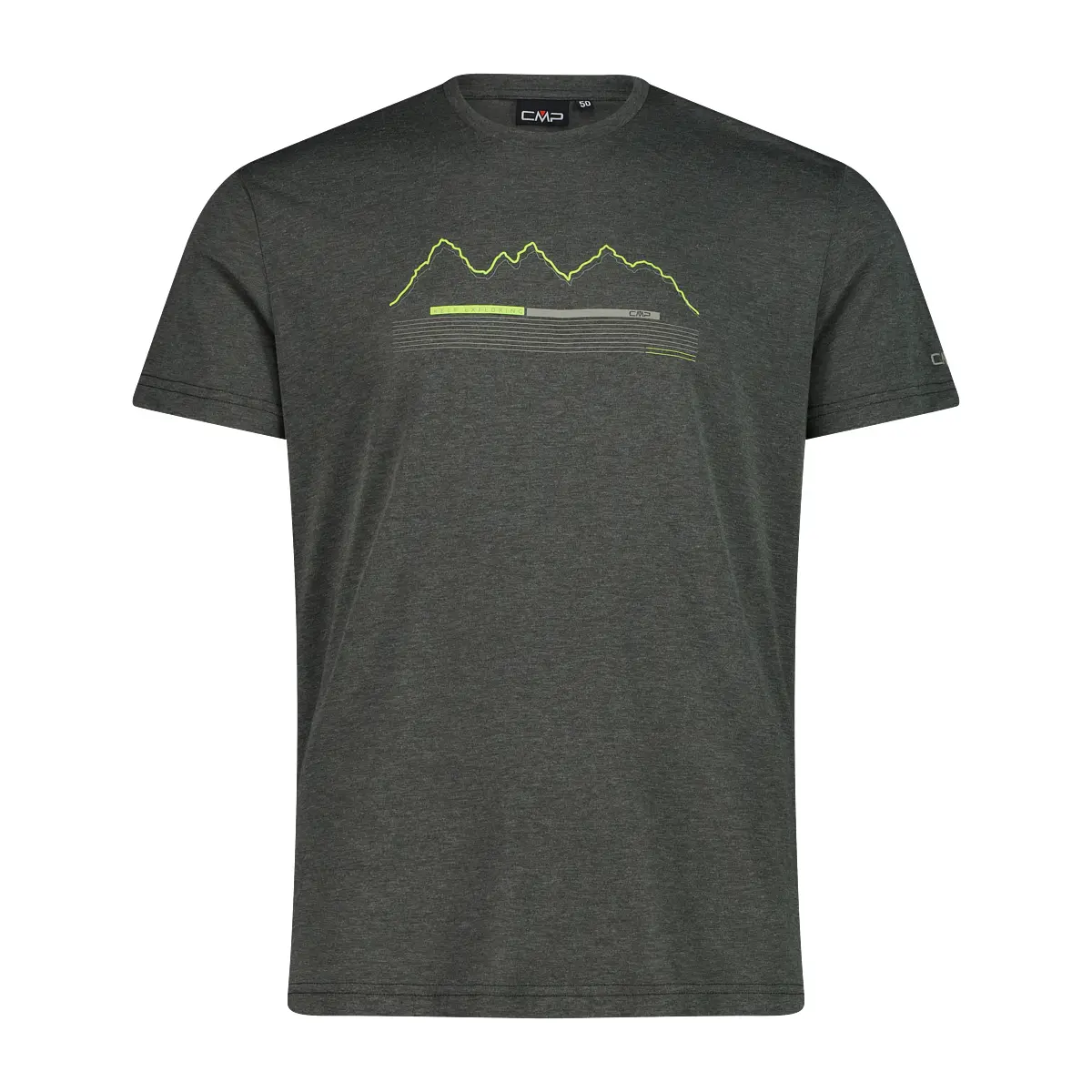 Cmp Vert Katoenen T-Shirt Drirelease