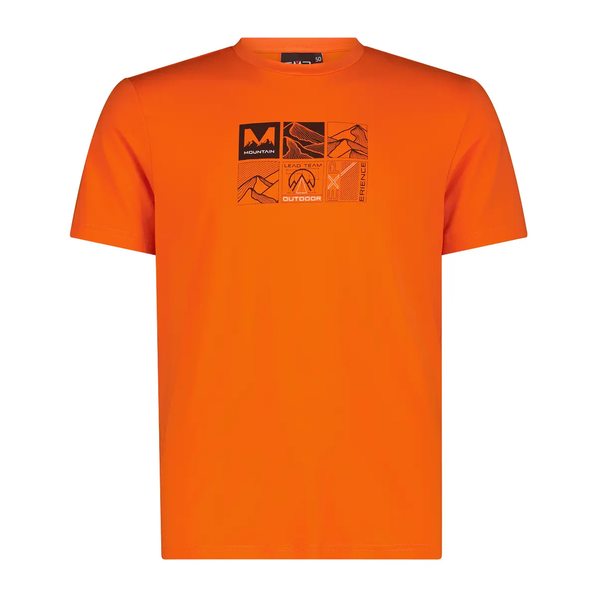 Cmp Hombre Naranja Maillot Hi-Tech