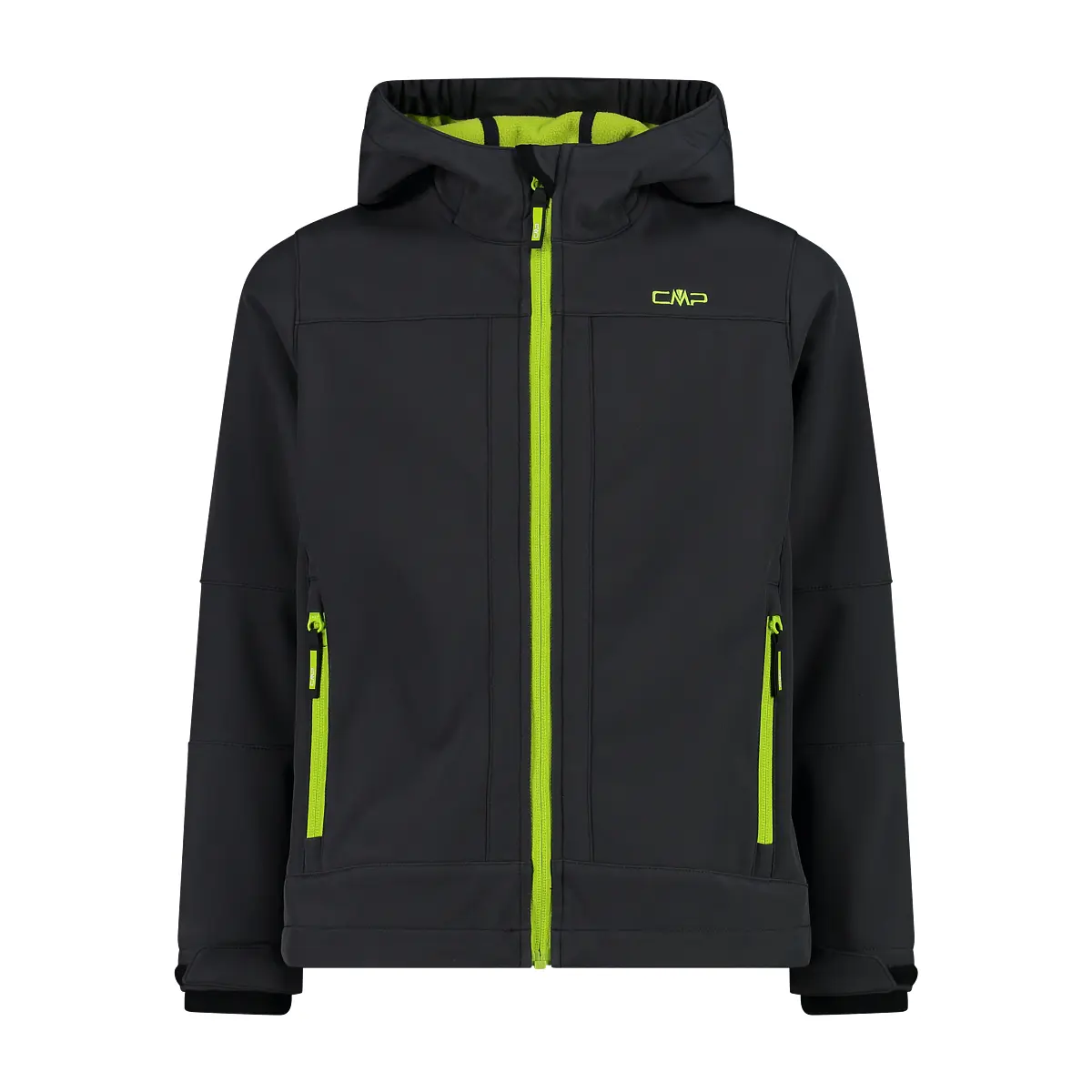 Cmp Boys Gris Kids' Waterproof Jacket With Fixed Hood