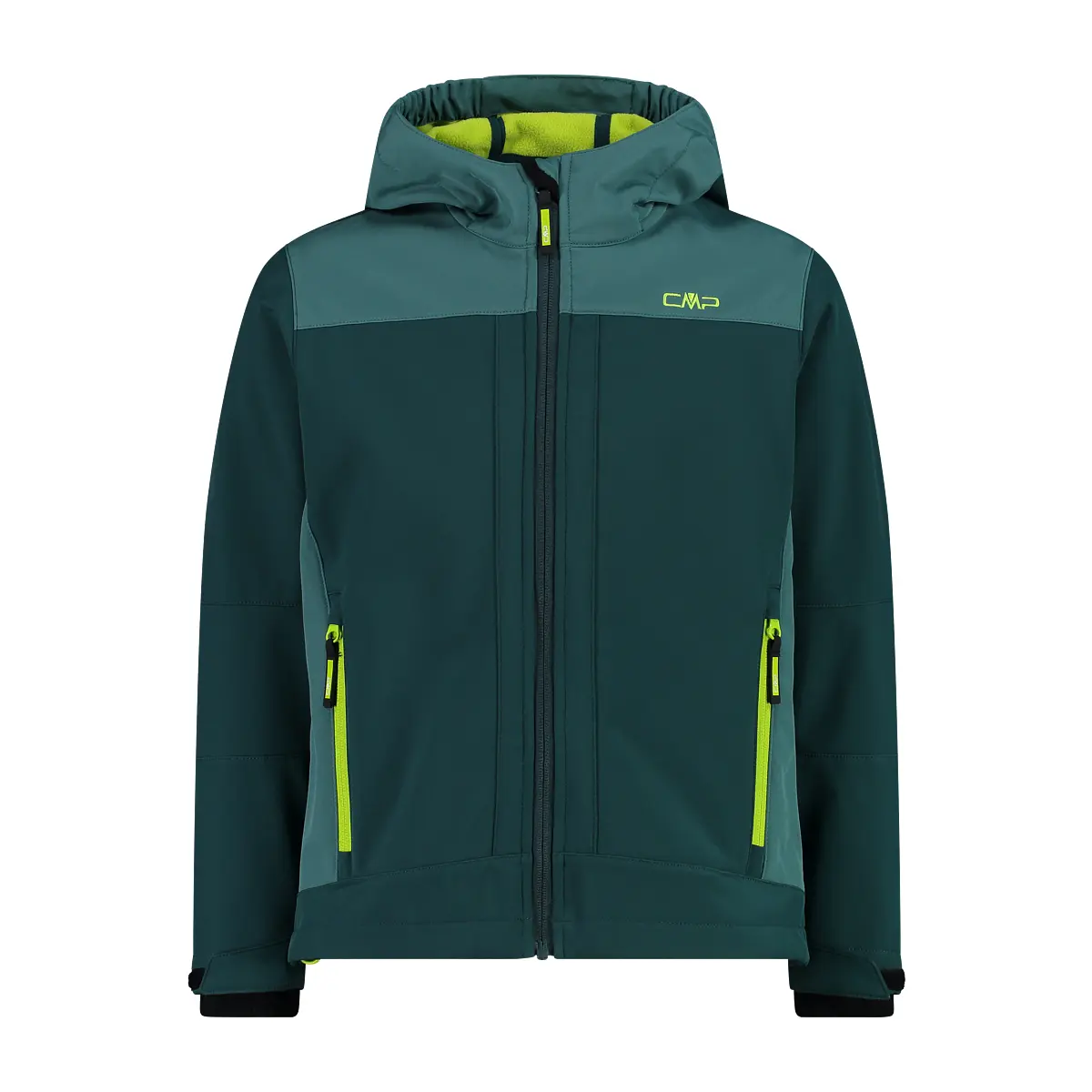 Cmp Boys Bleu Kids' Waterproof Jacket With Fixed Hood