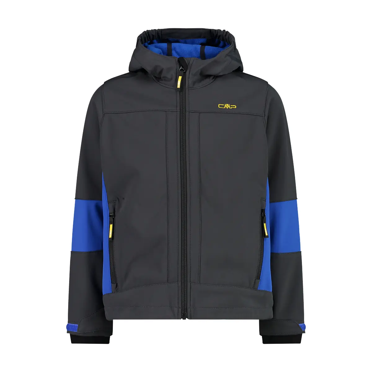 Cmp Boys Gris Kids' Waterproof Jacket With Fixed Hood