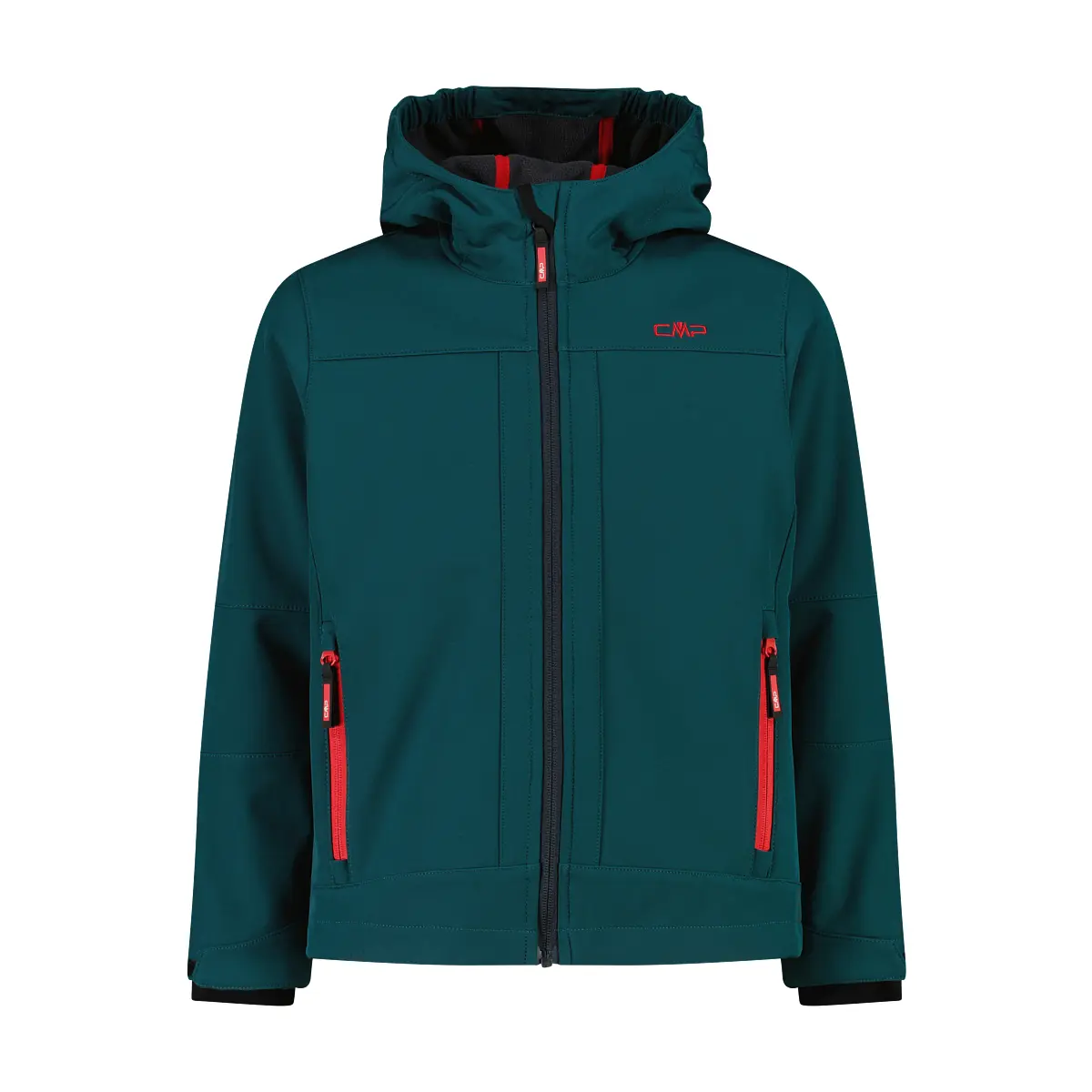 Cmp Boys Bleu Kids' Waterproof Jacket With Fixed Hood