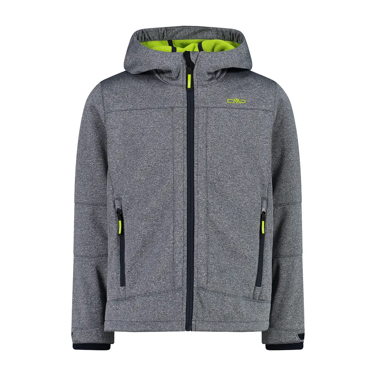 Cmp Boys Bleu Kids' Waterproof Jacket With Fixed Hood