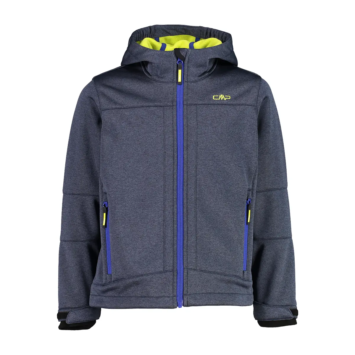 Cmp Boys Bleu Kids' Waterproof Jacket With Fixed Hood