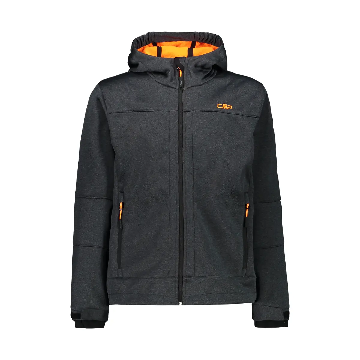 Cmp Boys Gris Kids' Waterproof Jacket With Fixed Hood