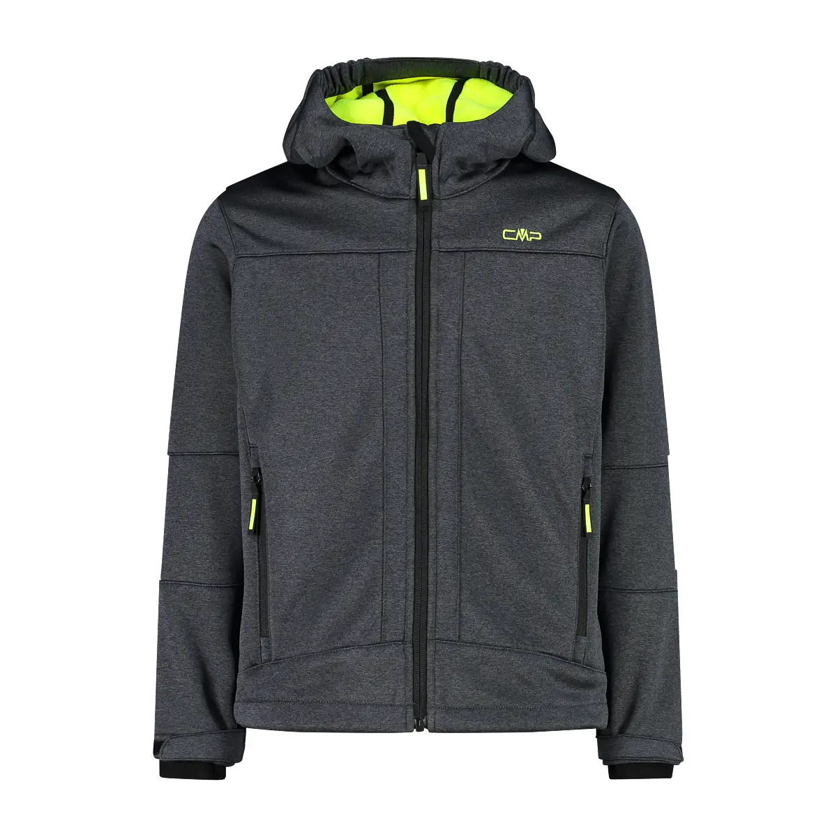 Cmp Gris Kinder Wasserdichte Jacke Mit Fester Kapuze