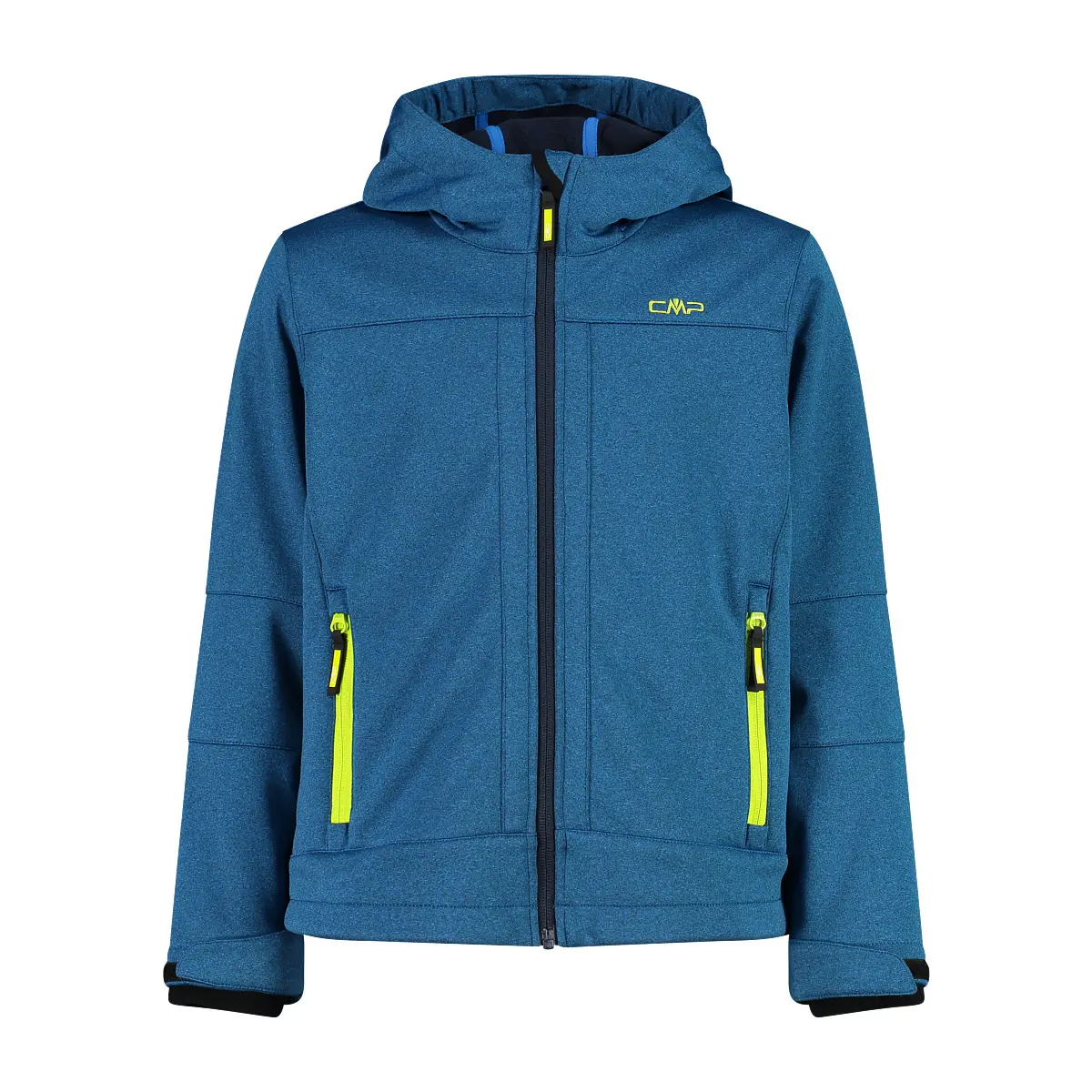 Cmp Boys Bleu Kids' Waterproof Jacket With Fixed Hood