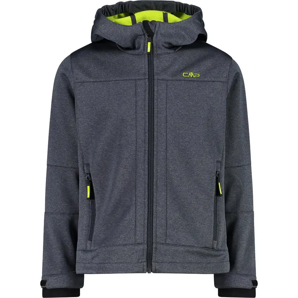 Cmp Boys Gris Kids' Waterproof Jacket With Fixed Hood