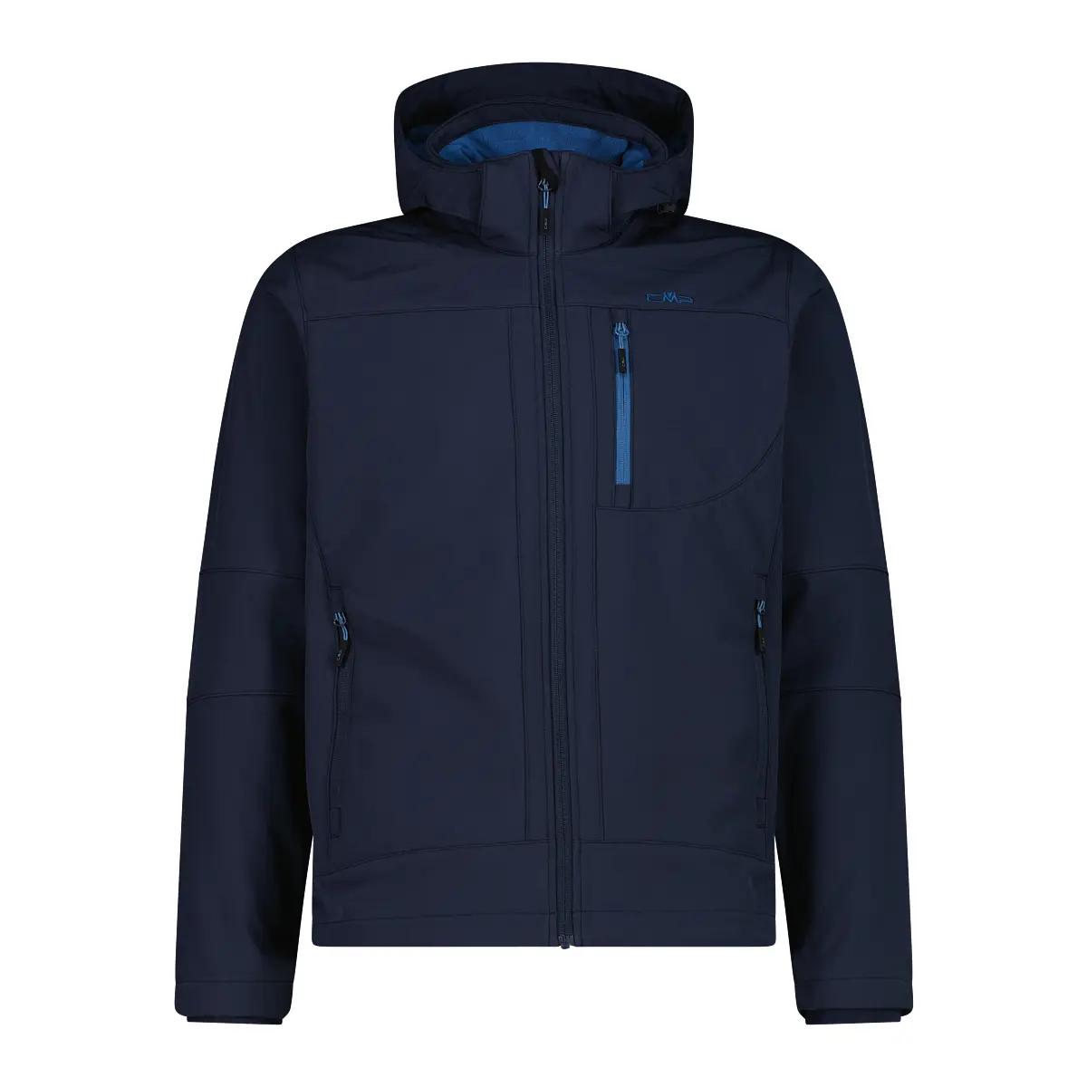 Cmp Men's Bleu Zip-Up Hooded Jacket