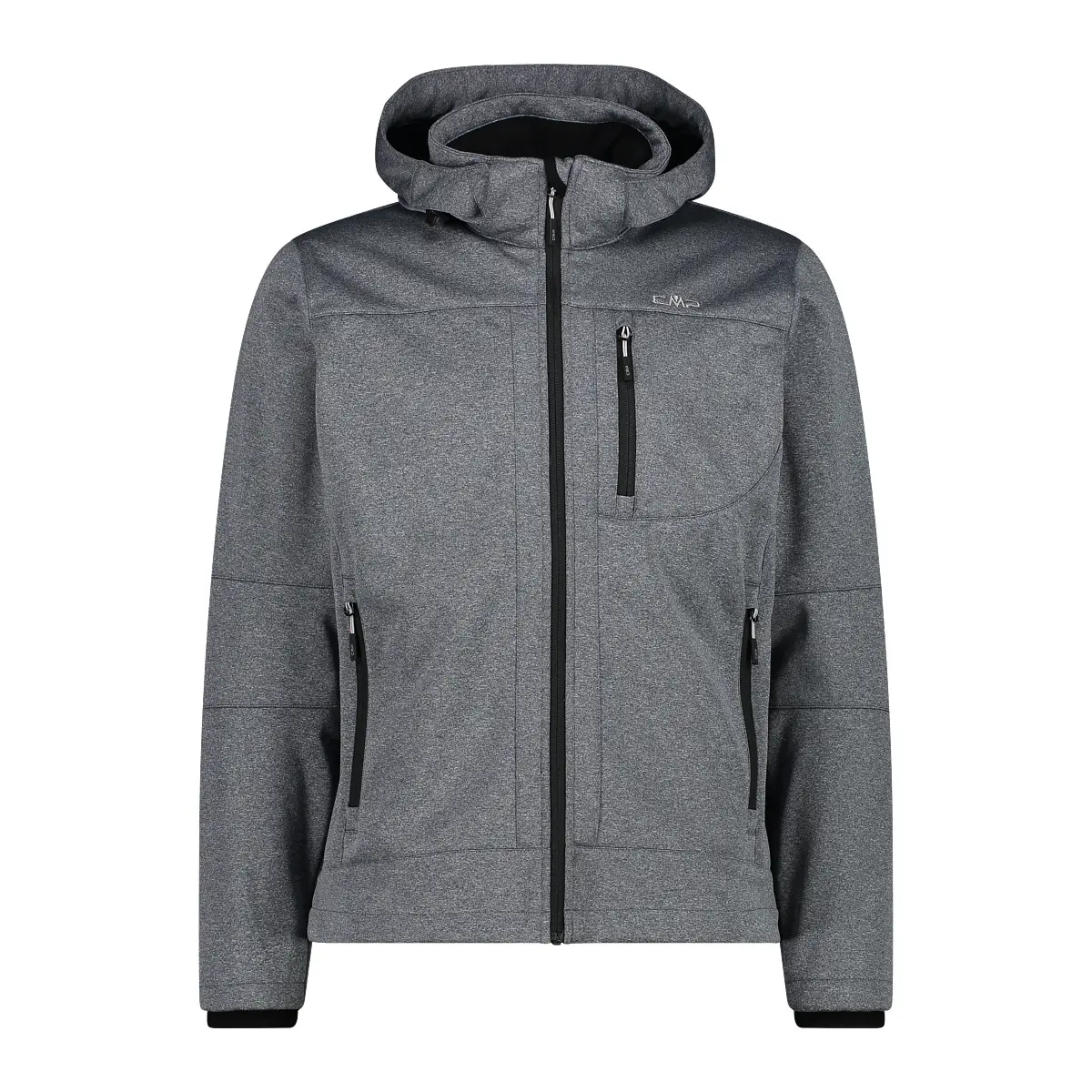 Cmp Men's Gris Zip-Up Hooded Jacket