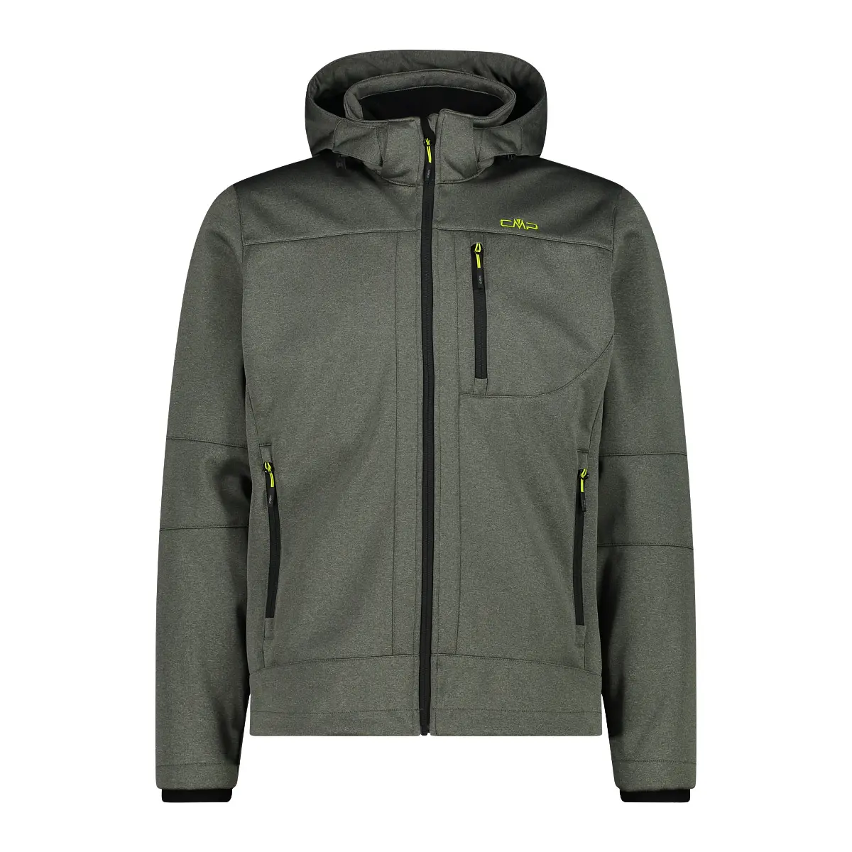 Cmp Men's Gris Zip-Up Hooded Jacket
