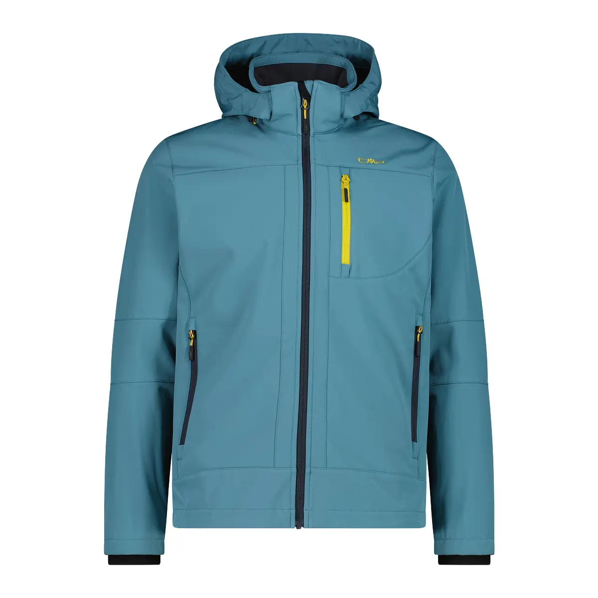 Cmp Hombre Bleu Chaqueta Con Capucha Softshell Desmontable