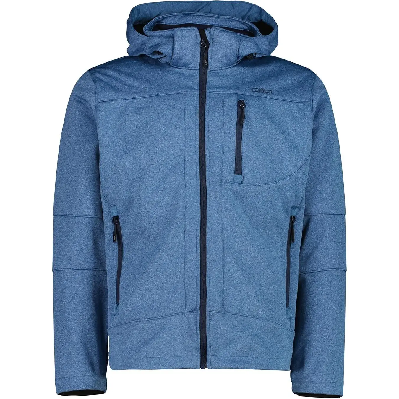 Cmp Men's Bleu Zip-Up Hooded Jacket